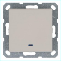 Выключатель 1-кл. 10А IP20 с подсветкой механизм тауп Jasmart G3011NT