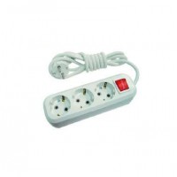 Удлинитель 3х2м с заземл. 16А IP20 с выкл. Makel MGP212