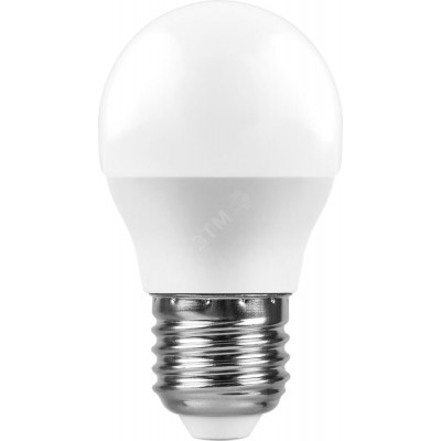Лампа светодиодная LED 11вт Е27 теплый матовый шар