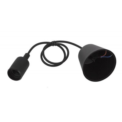 Патрон пластиковый Е27 с подвесом черн. Эра Б0048039 Патрон пластиковый Е27 с подвесом черн. Эра Б0048039