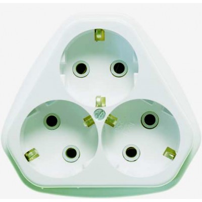 Розетка 3-м ОП РА10/16-833 16А IP20 с заземл. бел. Кунцево 5921 Розетка 3-м ОП РА10/16-833 16А IP20 с заземл. бел. Кунцево 5921