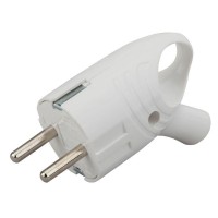 Вилка с заземл. угловая с кольцом 16А бел. Vx4-W ЭРА Б0039676 Вилка с заземл. угловая с кольцом 16А бел. Vx4-W ЭРА Б0039676