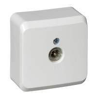 Розетка телевизионная TV 1-м ОП Этюд бел. SE TVA-002B Розетка телевизионная TV 1-м ОП Этюд бел. SE TVA-002B