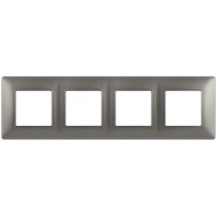 Рамка 4-м Elegance 14-5004-16 для розеток и выключателей титан Эра Б0065819