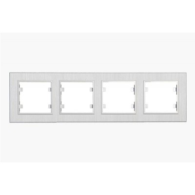 Рамка 4-м Karea LINE STAR жемчуж. Makel 86100704