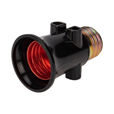 Патрон-розетка E27 карболитовый черн. с этикеткой Rexant 11-8855 Патрон-розетка E27 карболитовый черн. с этикеткой Rexant 11-8855