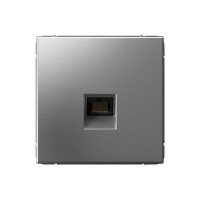 Розетка компьютерная ArtGallery RJ45 кат.5E механизм сталь SE GAL000983 Розетка компьютерная ArtGallery RJ45 кат.5E механизм сталь SE GAL000983
