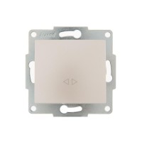 Выключатель промежуточный 1-кл. 2п СП Karina 10А IP20 механизм жемчуж./бел. перламутр. LEZARD 707-3088-107