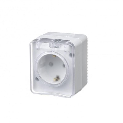 Розетка 1-м ОП AtlasDesign PROFI 16А IP54 250В заземл. защ. шторки бел. SE ATN540145 Розетка 1-м ОП AtlasDesign PROFI 16А IP54 250В заземл. защ. шторки бел. SE ATN540145