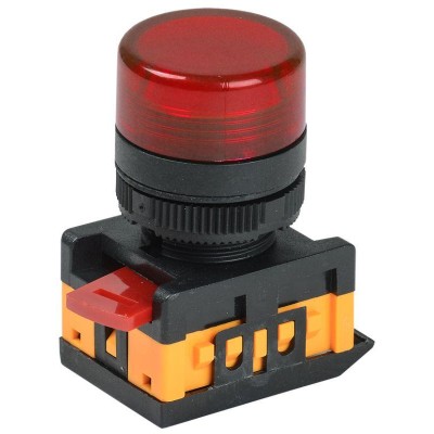 Лампа светосигнальная AL-22TE d22мм 240В AC красн. цилиндр неон IEK BLS30-ALTE-K04 Лампа светосигнальная AL-22TE d22мм 240В AC красн. цилиндр неон IEK BLS30-ALTE-K04