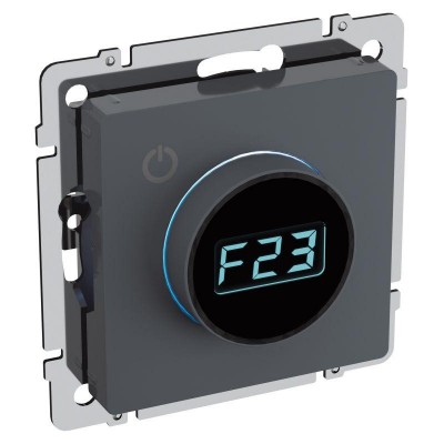 Термостат электронный с индик. BRITE СП IP20 ТС10-1-БрМ механизм маренго IEK BR-RT11-K35