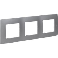 Рамка 3-м Etika алюм. IEK 672553 Рамка 3-м Etika алюм. IEK 672553