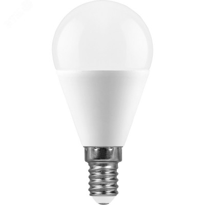 Лампа светодиодная LED 13вт Е14 дневной матовый шар