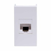 Розетка компьютерная 1-м 1мод. Viva RJ45 кат.5E бел. DKC 45038