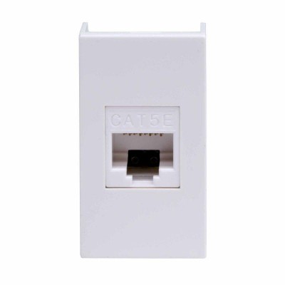 Розетка компьютерная 1-м 1мод. Viva RJ45 кат.5E бел. DKC 45038 Розетка компьютерная 1-м 1мод. Viva RJ45 кат.5E бел. DKC 45038