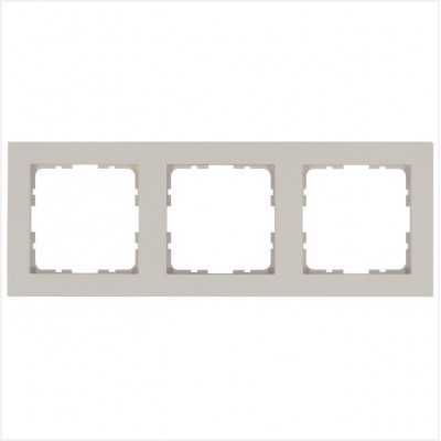 Рамка 3-м G-Classic тауп Jasmart G1003T