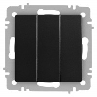 Выключатель 3-кл. СП Accent 6-106-05 10А IP20 250В AL/CU антрацит Intro Б0063540 Выключатель 3-кл. СП Accent 6-106-05 10А IP20 250В AL/CU антрацит Intro Б0063540