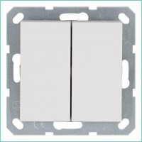 Переключатель перекрестный 1-кл. 10А IP20 механизм бел. глянцевый Jasmart G3013W