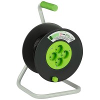 Удлинитель на пластик. катушке 4х20м без заземл. KAT-2x0.75-20m Greenline ПВС 2х0.75 Эра Б0065069