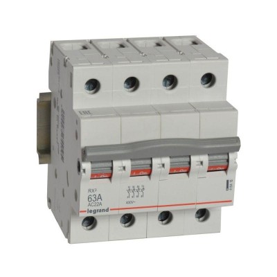 Выключатель-разъединитель 4п 63А RX3 ИЭК Leg 419418