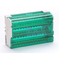 Кросс-модуль ШН-103 на DIN-рейку 4х15 групп 125А DEKraft 32019DEK Кросс-модуль ШН-103 на DIN-рейку 4х15 групп 125А DEKraft 32019DEK