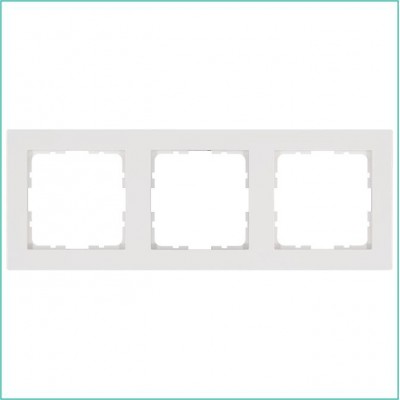 Рамка 3-м G-Classic бел. глянцевый Jasmart G1003W