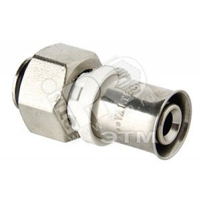 Соединитель пресс 16 (2.0)x3/4' EK для металлопластиковой трубы с конусным соединением