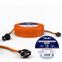 Удлинитель-шнур 1х10м с заземл. 6А IP20 3х0.75 TOKOV ELECTRIC TKE-SS10-075-Z Удлинитель-шнур 1х10м с заземл. 6А IP20 3х0.75 TOKOV ELECTRIC TKE-SS10-075-Z