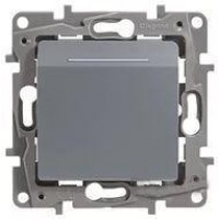 Выключатель карточный 1-кл. СП Etika 2А IP20 с выдержкой времени и подсветкой для гостиничных номеров механизм алюм. IEK 672493