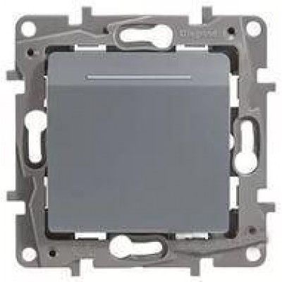 Выключатель карточный 1-кл. СП Etika 2А IP20 с выдержкой времени и подсветкой для гостиничных номеров механизм алюм. IEK 672493 Выключатель карточный 1-кл. СП Etika 2А IP20 с выдержкой времени и подсветкой для гостиничных номеров механизм алюм. IEK 672493