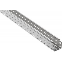 Лоток листовой перфорир. 100х80 L3000 сталь 0.7мм IEK CLP10-080-100-3