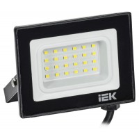 Прожектор светодиодный СДО 06-20 6500К IP65 черн. IEK LPDO601-20-65-K02