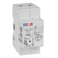 Выключатель автоматический дифференциального тока 2п с защитой от сверхтоков OptiDin D63-23C6-AC-У3 C6 100мА 4.5кА КЭАЗ 328110 Выключатель автоматический дифференциального тока 2п с защитой от сверхтоков OptiDin D63-23C6-AC-У3 C6 100мА 4.5кА КЭАЗ 328110