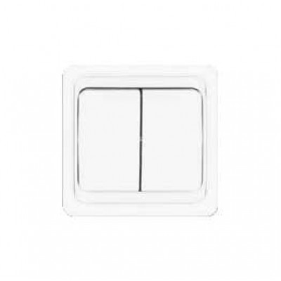 Выключатель 2-кл. СП Валери 10А IP20 бел. UNIVersal В0023