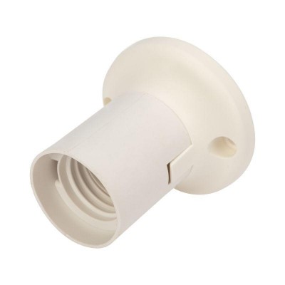 Патрон пластиковый настенный Е27 прямой бел. Rexant 11-8870 Патрон пластиковый настенный Е27 прямой бел. Rexant 11-8870