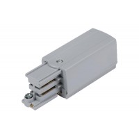 Ввод питания левый RS 3C TRACK PCL GR 65х32мм сер. Русский Свет 19131021017