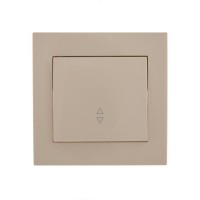 Переключатель проходной 1-кл. СП Rain IP20 крем. LEZARD 703-0303-105 Переключатель проходной 1-кл. СП Rain IP20 крем. LEZARD 703-0303-105