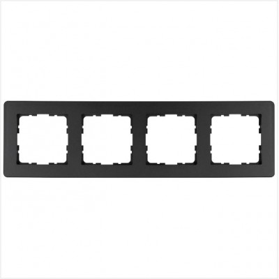 Рамка 4-м G-Flex антрацит Jasmart G1104B