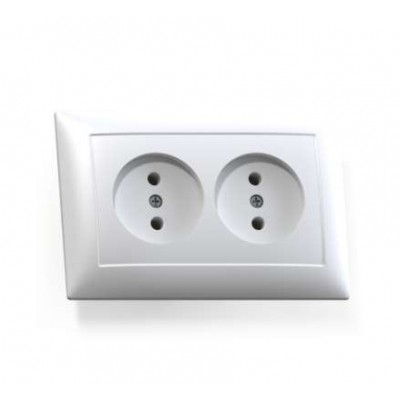 Розетка 2-м СП Селена РС16-371 16А IP20 бел. Кунцево 8115 Розетка 2-м СП Селена РС16-371 16А IP20 бел. Кунцево 8115