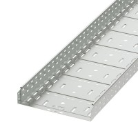 Лоток листовой перфорированный 400х80 L3000 сталь 1мм DKC 35306 Лоток листовой перфорированный 400х80 L3000 сталь 1мм DKC 35306