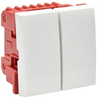 Выключатель 2-кл. 2мод. СП 10А IP20 ВК1-22-00-П бел. PRIMER IEK CKK-40D-VD2-K01 Выключатель 2-кл. 2мод. СП 10А IP20 ВК1-22-00-П бел. PRIMER IEK CKK-40D-VD2-K01