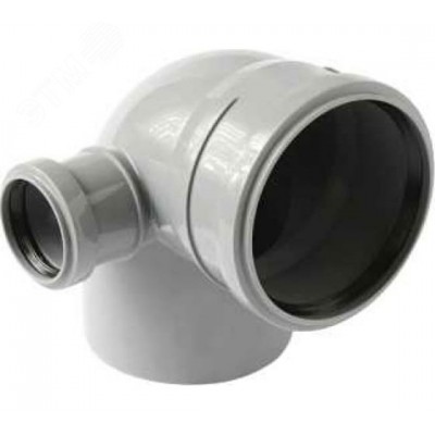 Отвод 110 87 град, с выходом 50 левый