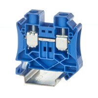 Клемма проходная винтовой зажим 2 точки подключения 16кв.мм син. DKC TUR-16-BU Клемма проходная винтовой зажим 2 точки подключения 16кв.мм син. DKC TUR-16-BU