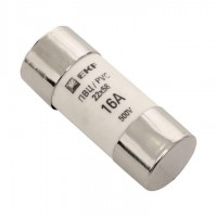 Вставка плавкая цилиндрическая ПВЦ 22х58 16А EKF pvc-22x58-16 Вставка плавкая цилиндрическая ПВЦ 22х58 16А EKF pvc-22x58-16