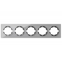 Рамка 5-м Garda горизонт. стеклянная сер. 2E52501302 OneKeyElectro 2234938 Рамка 5-м Garda горизонт. стеклянная сер. 2E52501302 OneKeyElectro 2234938