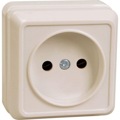 Розетка 1-м ОП Октава 10А IP20 без заземл. крем. IEK ERO10-K33-10-DC Розетка 1-м ОП Октава 10А IP20 без заземл. крем. IEK ERO10-K33-10-DC