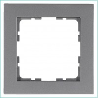 Рамка 1-м G-Classic алюм. Jasmart G1001S