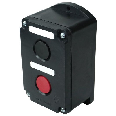 Пост кнопочный ПКЕ 222-2 У2 10А 660В 2 элемента черн. и красн. цилиндр накладной IP54 пост управления Электротехник ET519076 Пост кнопочный ПКЕ 222-2 У2 10А 660В 2 элемента черн. и красн. цилиндр накладной IP54 пост управления Электротехник ET519076
