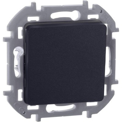 Выключатель кнопочный Inspiria 6А 250В без фиксации НО/НЗ механизм антрацит IEK 673693