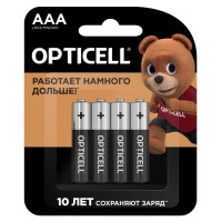 Элемент питания алкалиновый AAA/LR03 (блист. 4шт) Basic Opticell 5051002 Элемент питания алкалиновый AAA/LR03 (блист. 4шт) Basic Opticell 5051002